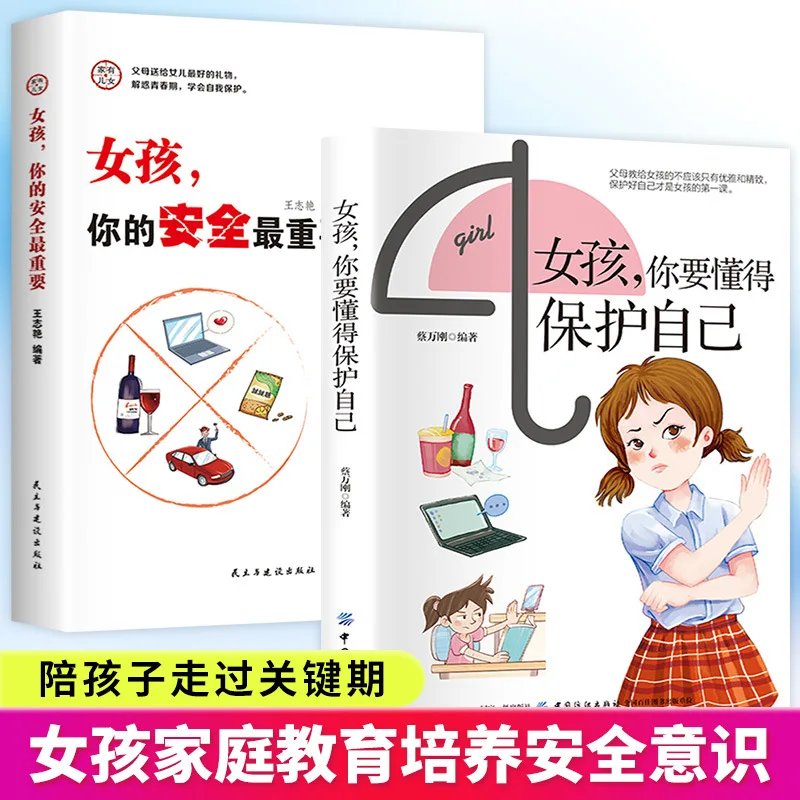 

Girl, You Need To Know How To Protect Yourself. The Growth Safety Manual Book That Mom Gave To Adolescent Girls