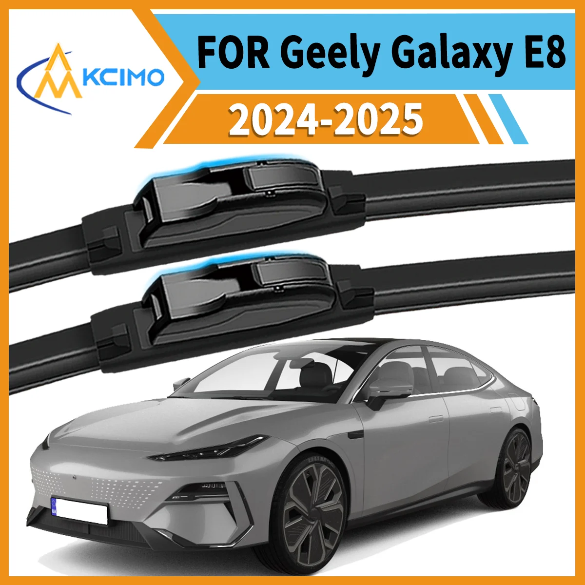 

Max Visibility Max Safety 2PCS Wiper Blades for Geely Galaxy E8 2024-2025 All-Season Performance Easy Install Durable Rubber