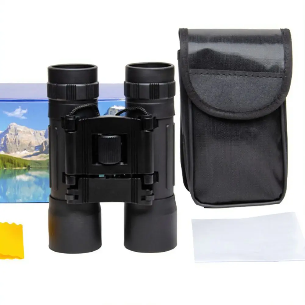 Compact Folding Binoculars High Definition Optical Sight Professional Outdoor Bird Watching Hiking Travel Gear Equipment