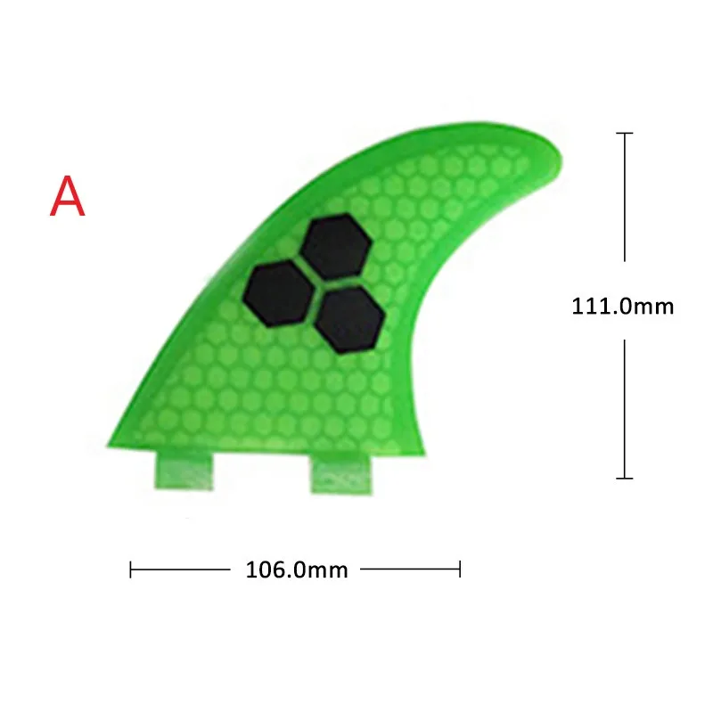 Great For Beach Sports A 106*111mm Fiberglass Fin Easy Install Surfboard Fin Fin Hydrofoil Surfboard Accessories