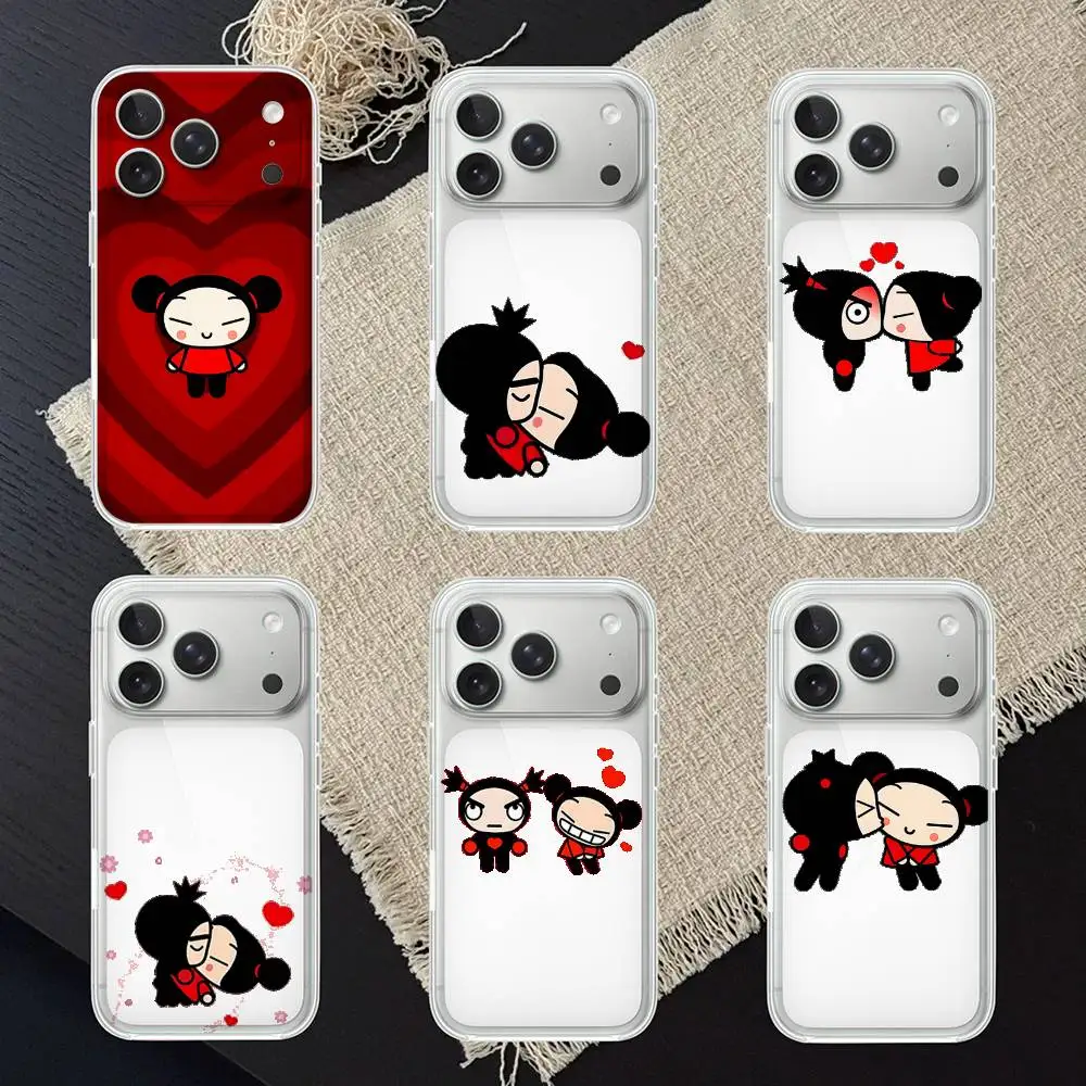 Kawaii P-PuccaS Y G-GaruS Phone Case For Samsung A57 A07 A36 A26 A56 A16 A55 A35 A25 A15 A05 A54 A34 A24 A14 A13 A53 Clear Cover