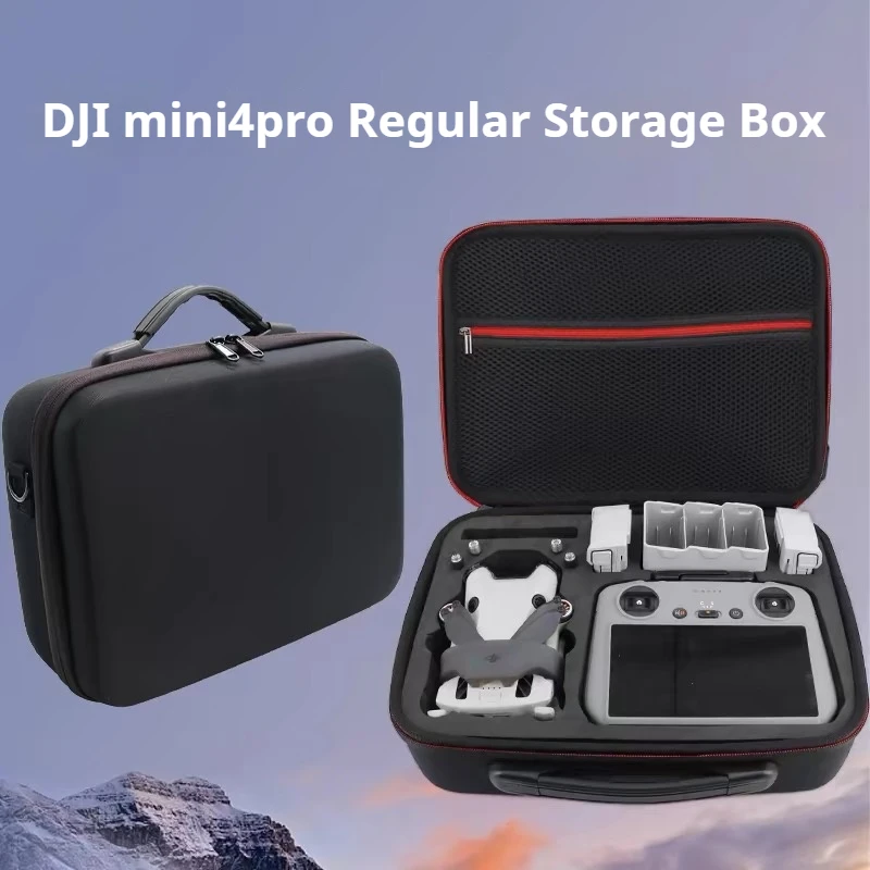 Portable Carrying Case for DJI Mini 4 Pro Accessories Travel Bag for DJI Mini 4 Pro Combo(DJI RC 2 Controller)Drone Shoulder Bag