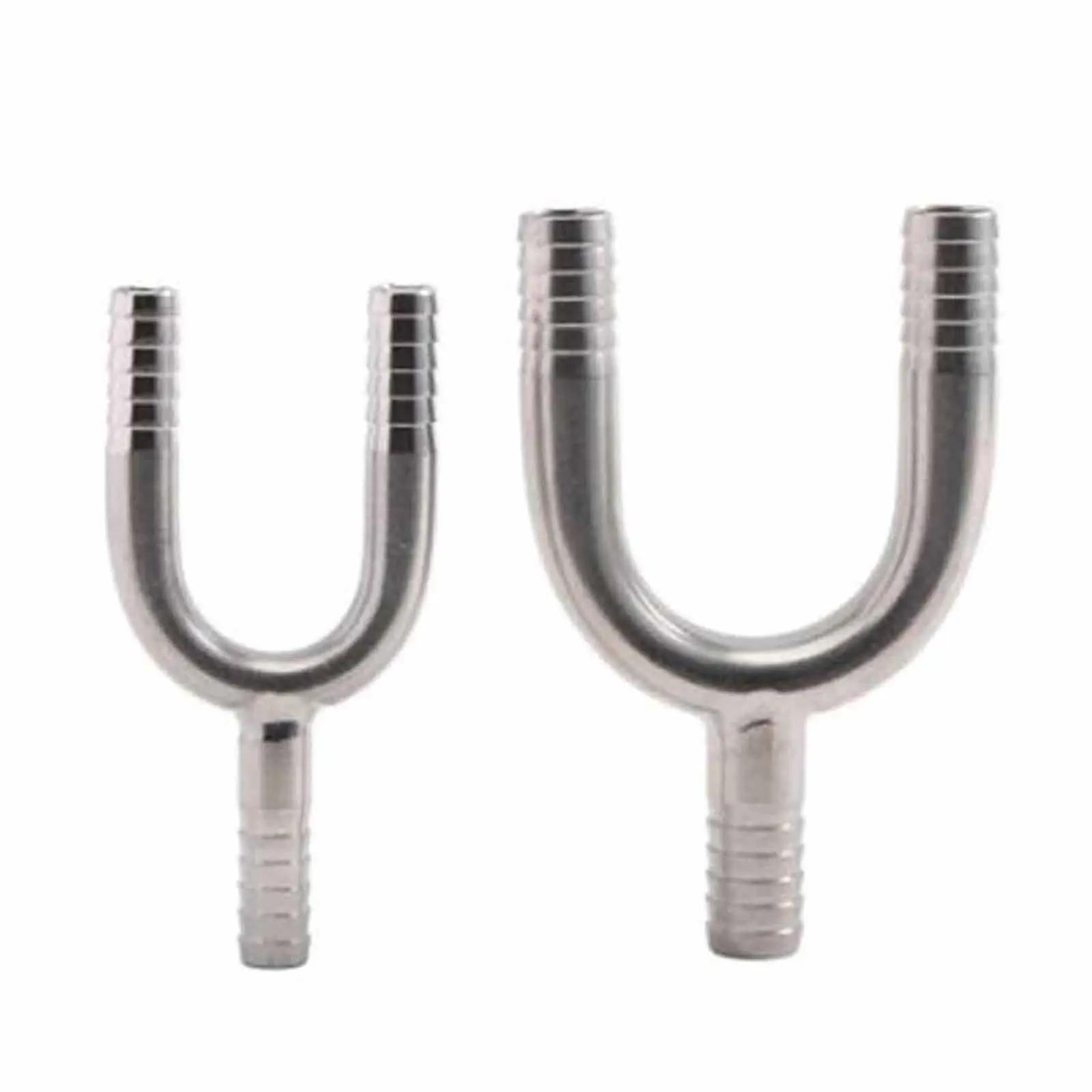 

Stainless Steel Beer Dispenser Connector Y Shaped 3 Way Hose Barb Fitting Tubing Joint Adapter for Home Brewing Kegs