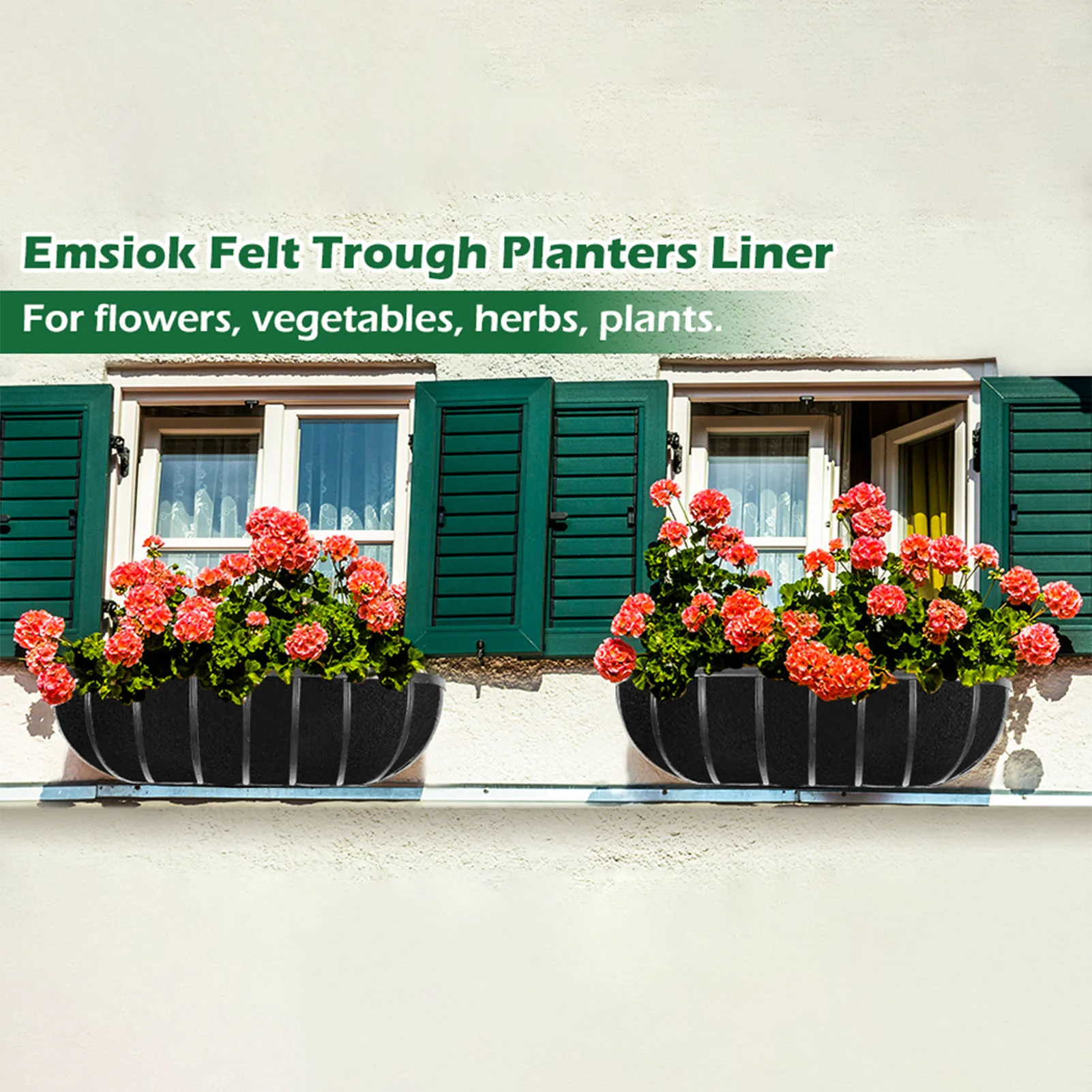 Hanging Planter Basket Felt Liner Lock in Moisture and Keep the Soil Moist Liner for Home Apartment Office Decor