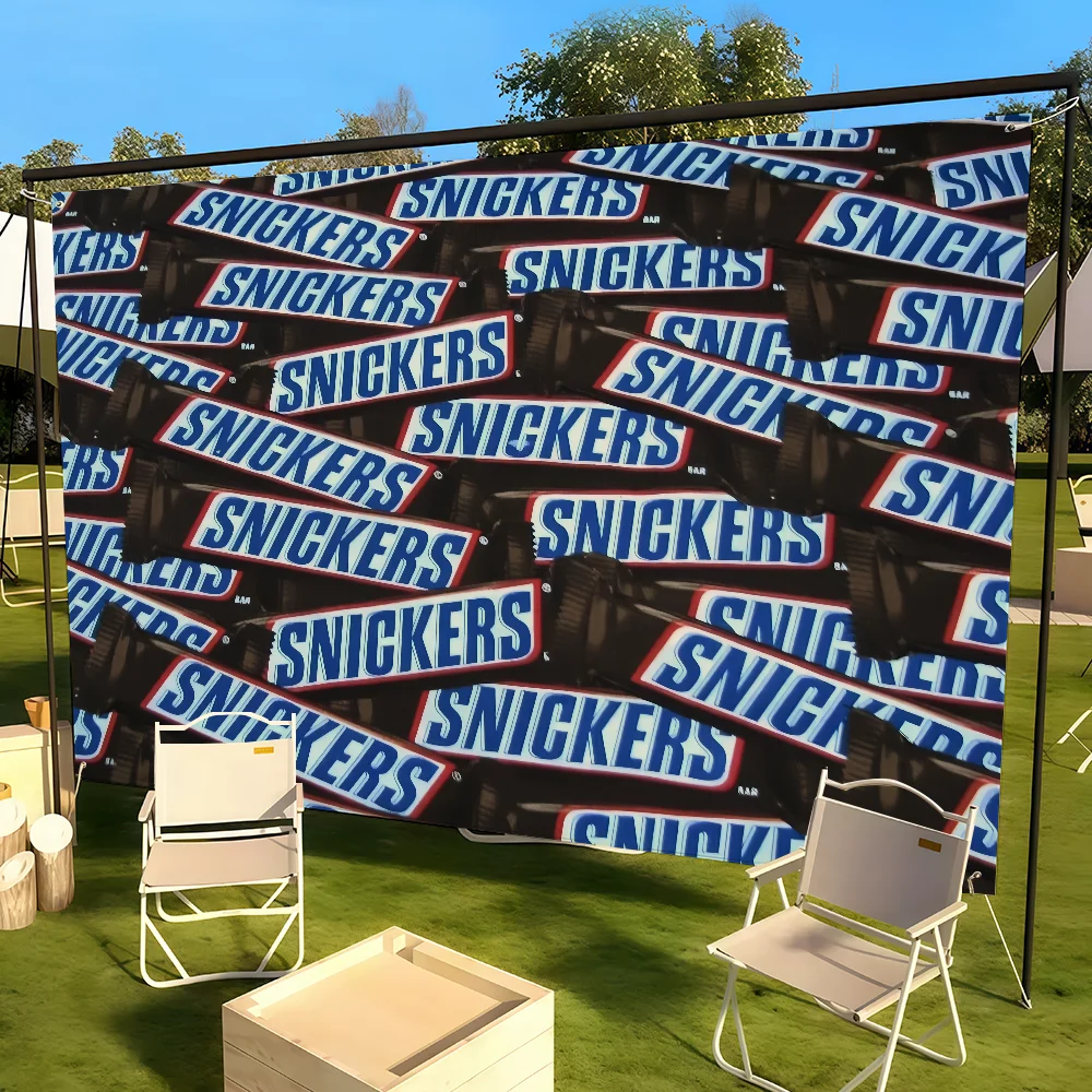 أزياء S-SnicK-kers العلم مخصص التخييم حديقة ديكور حزب الخلفيات جدار الفن هدايا الأسرة