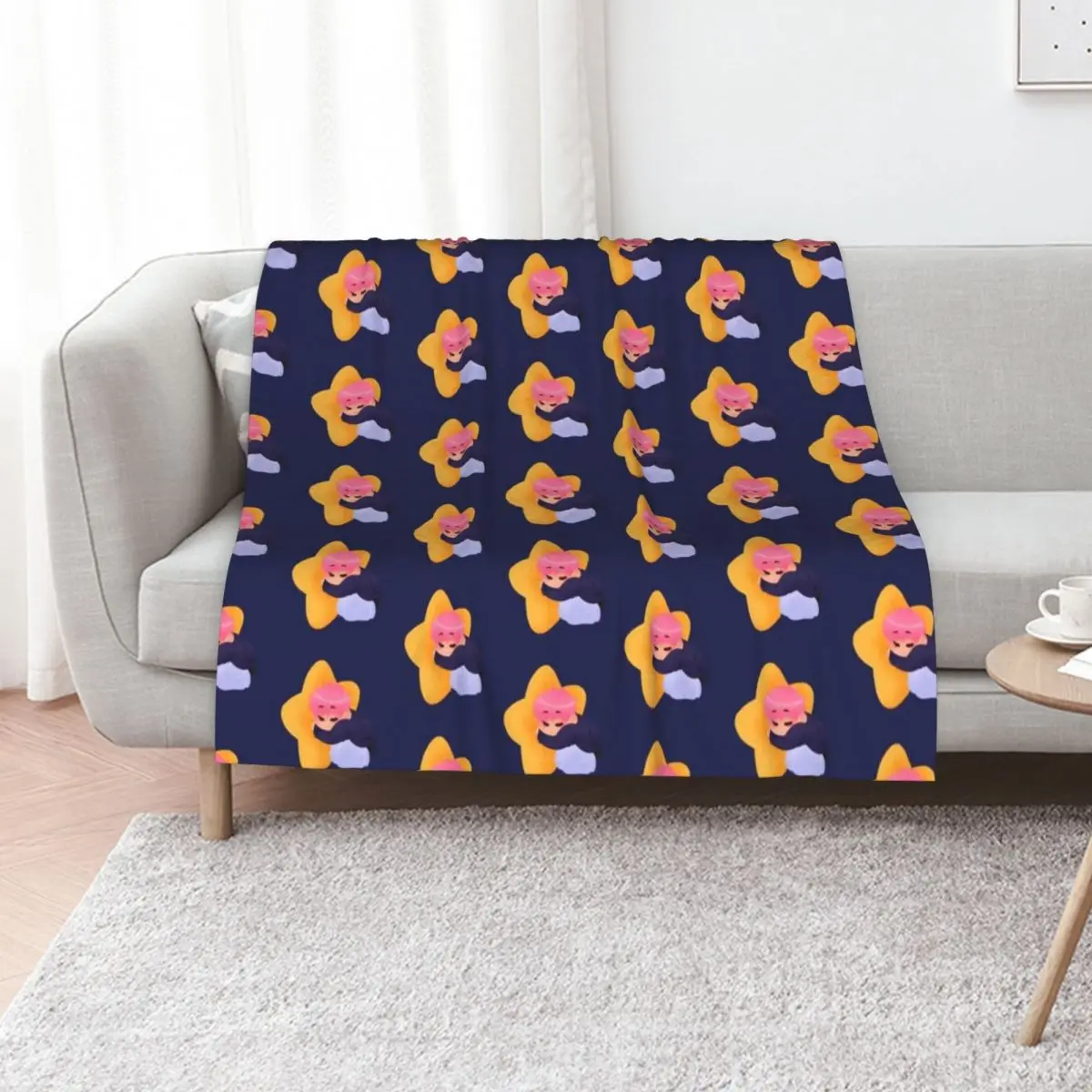Sleepy Star Hwa Throw Blanket Moving Single Cute Hairy Furry for babies Blankets