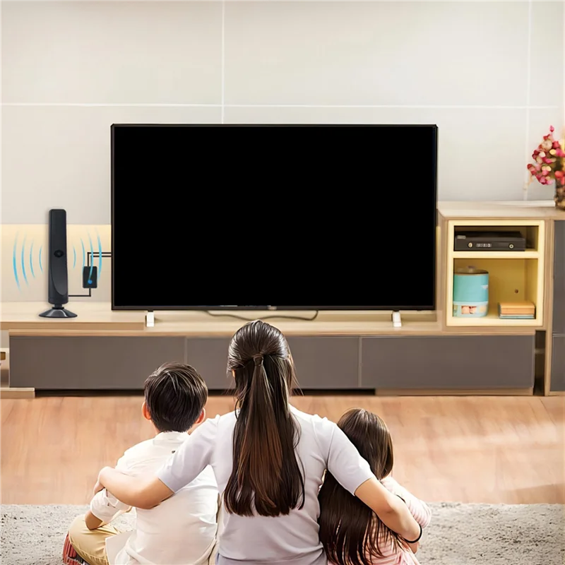 ABMF-2X Tv Antenna Indoor Digital Tv Antenna For Smart Tv 1080P All Television High Definition Terrestrial Wave Digitaltv