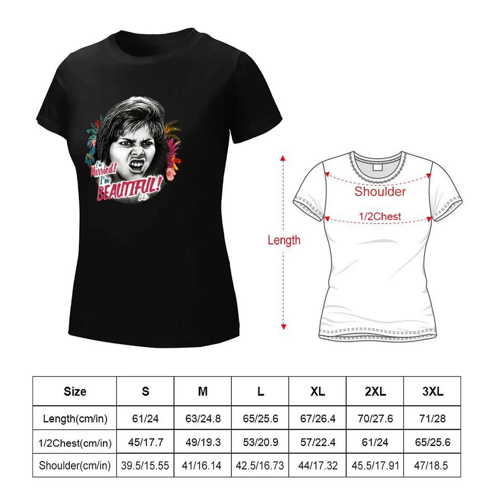 私は好きです! 私は美しく! 女性用半袖Tシャツ,セクシーなTシャツ,グラフィックドレス