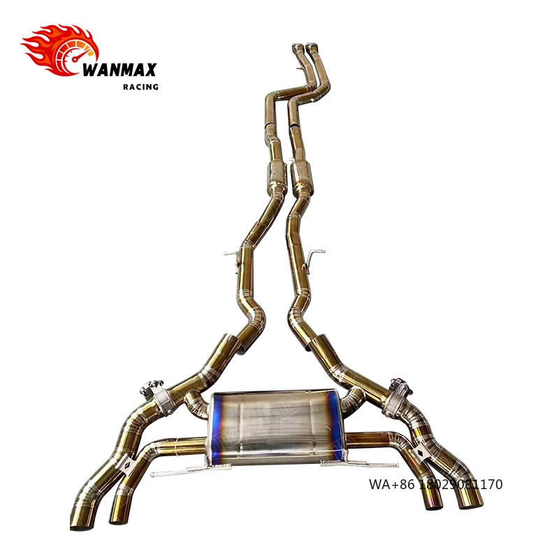 

Выхлопная система Catback из титанового сплава для X3/MX4/M F97/F98 3.0T 2019-2023, равнодлинная
