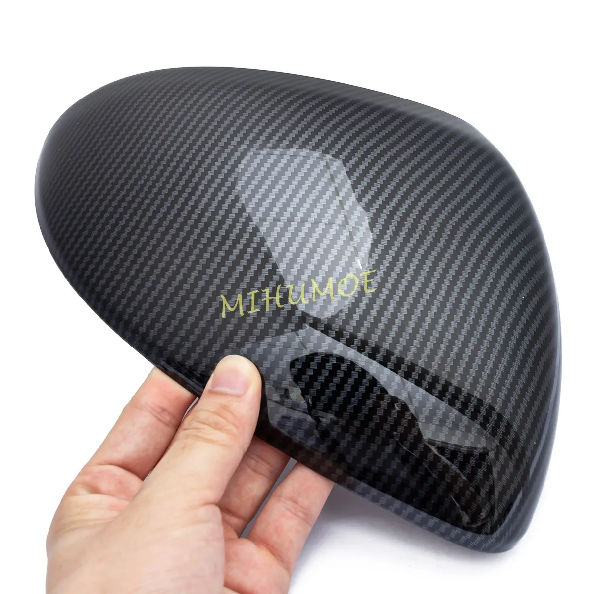 ألياف الكربون سيارة مرآة الرؤية الخلفية غطاء إطاري ملصق الكسوة لمرسيدس بنز C S الفئة C200 C300 W206 S500 S560 EQS580 2024 2025 #3