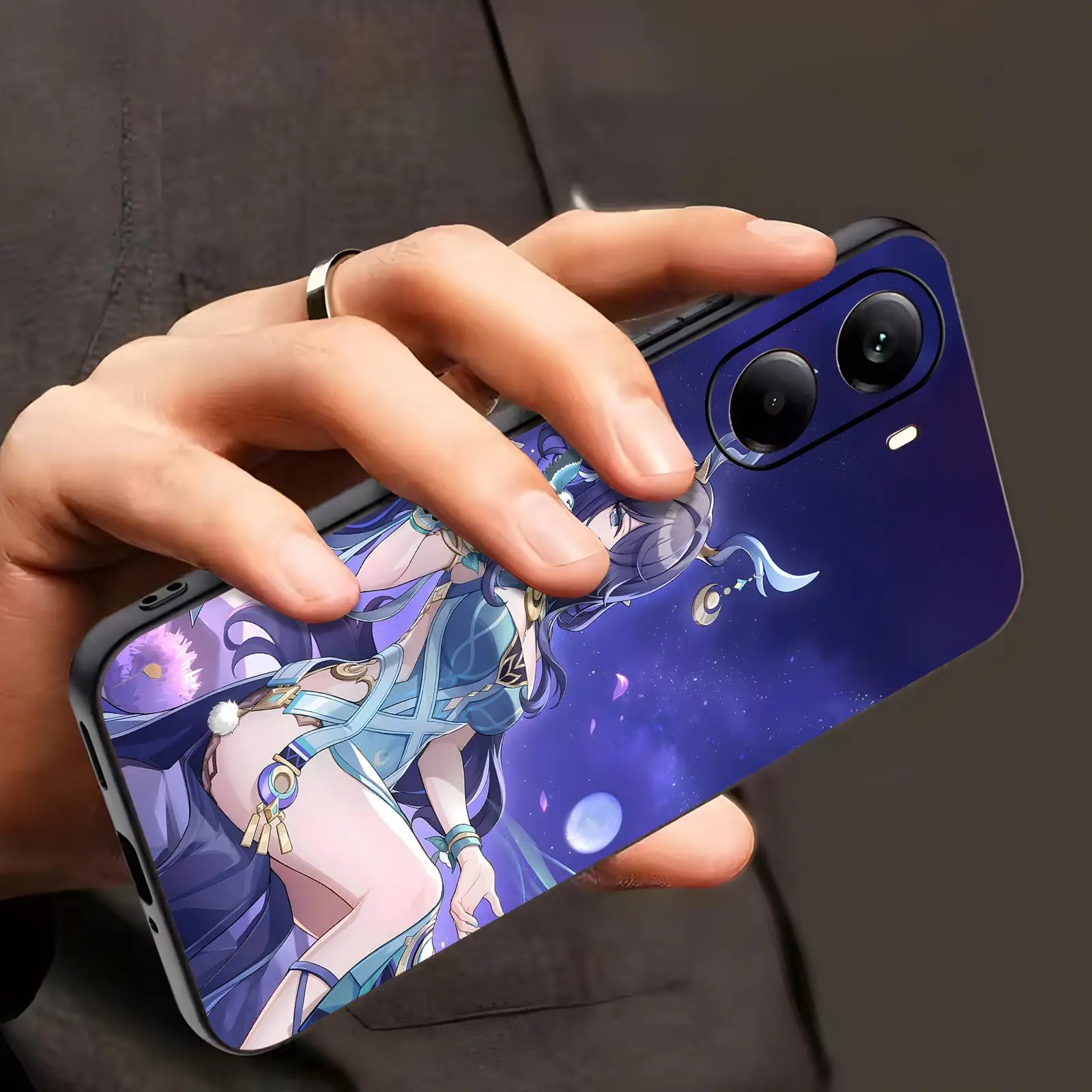 genshin impact Lauma  Phone Case For Xiaomi POCO M8 M7 M6 X8 X7 X6 F9 F8 F7 F6 Pro 5G Soft black Shockproof Cover