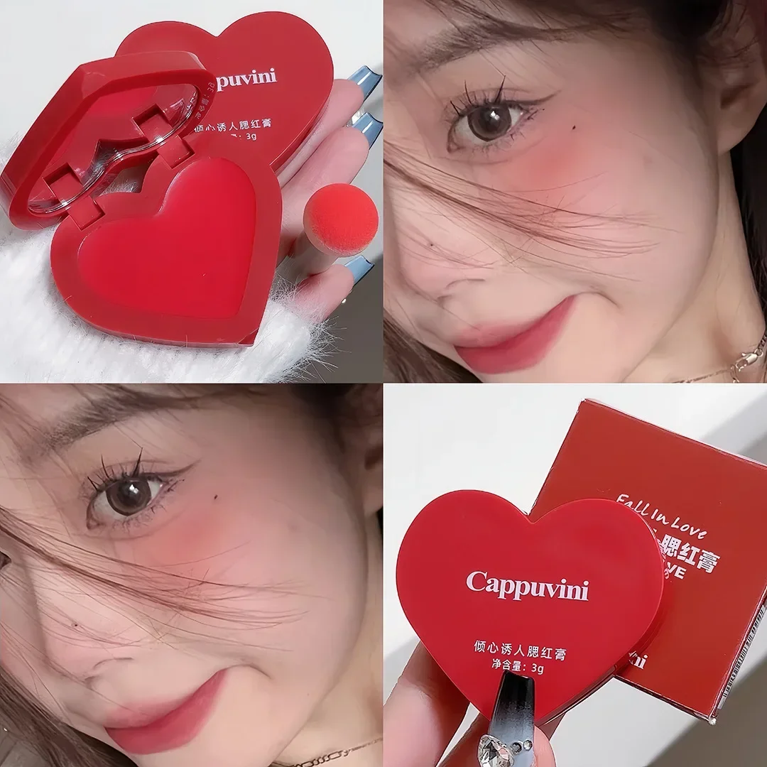 Cappipiniナチュラルヌドリリーブラッシュクリーム、シングルカラー、ラブ、ホワイト、マット、CT