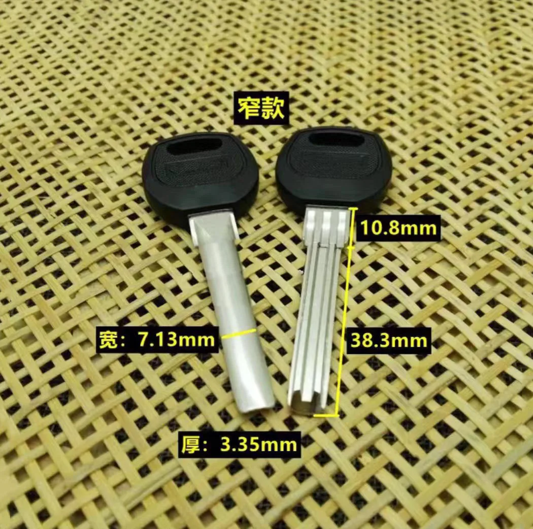 20pcs Glue double row semicircle, middle double groove higher than the key embryo Locksmith Supplies