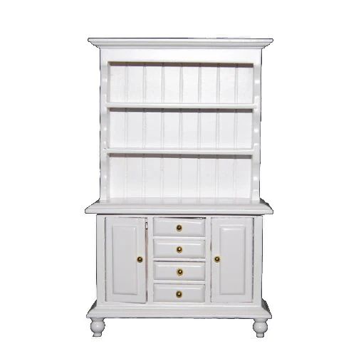 Armário de madeira para casa de bonecas, móveis em miniatura, estante de três camadas para 1 12, acessórios para casa de bonecas, sala de estar