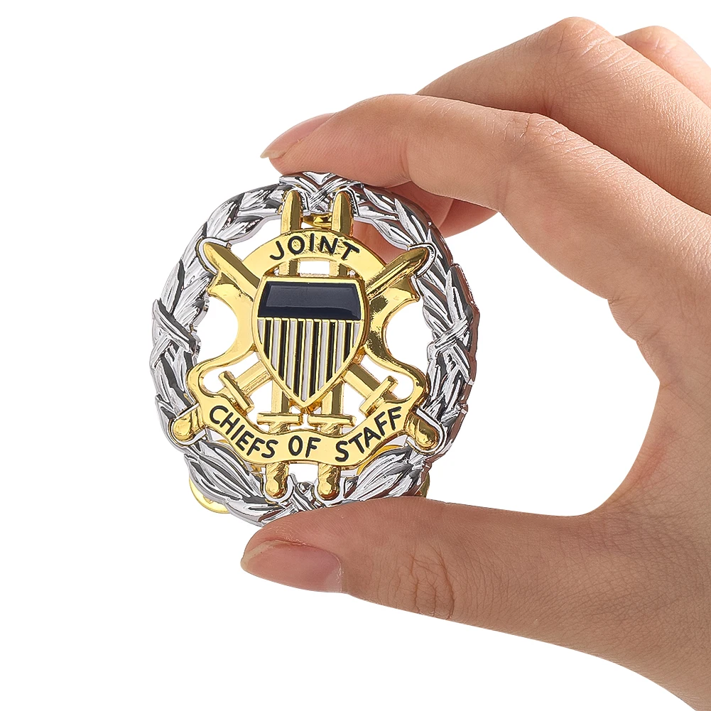 معدن سبائك الزنك القمح ستار Spangled راية شارة الجيش كبار ضابط رمز فراشة مشبك دبابيس المخضرم للتذكارات #1