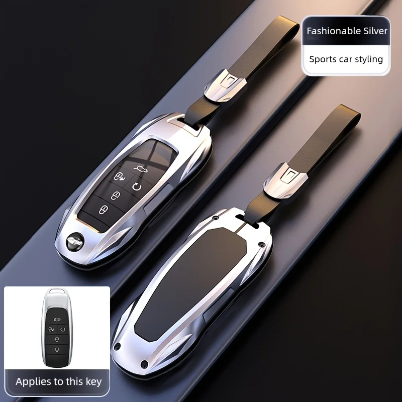 Applicable for Aion S Key Case Y Plus V LX GAC Aion Car Mysterious 580 Dedicated Remote Control Metal Shell Buckle