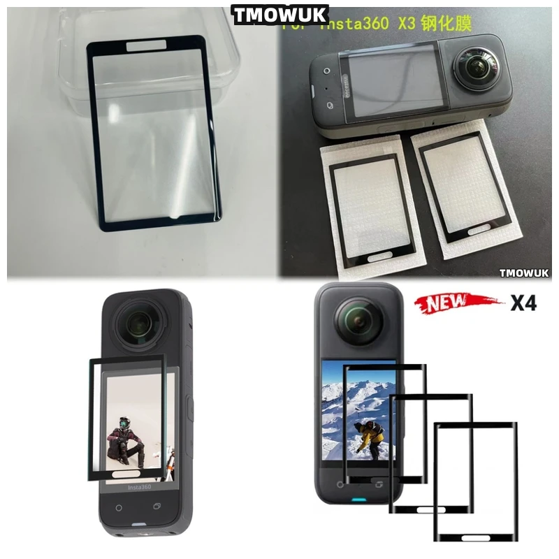 

For Insta360 X3 X4 X5 GPS - Soft Flexible 3D Curved Protective Film, PMMA, Anti - Scratch
