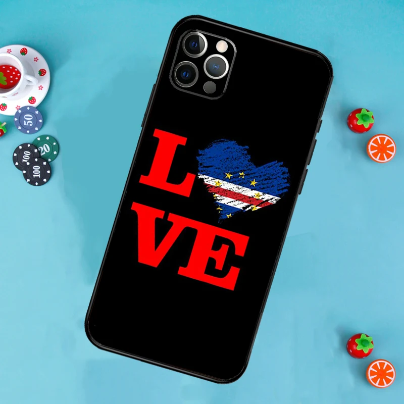 كيب فيردي العلم معطف الأسلحة جراب هاتف آيفون 17 الهواء 14 16 15 11 12 13 برو ماكس 12 13 mini 15 16 Plus 16e غطاء فوندا #4