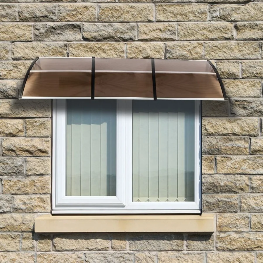 

DIY 120x 40 Window Awning Front Door Canopy Cover Yard Garden Outdoor RT
