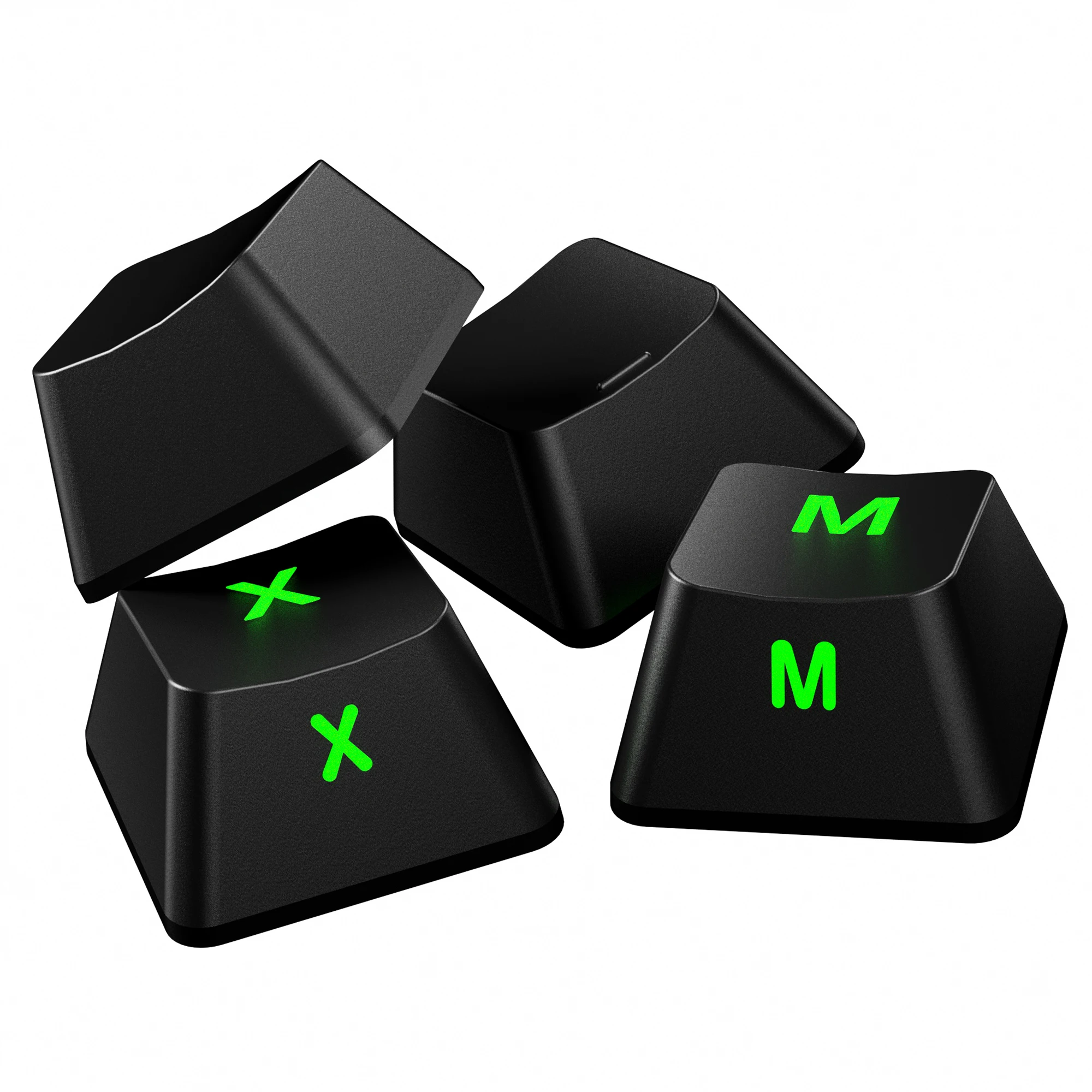 XVX Phantom Keycap Shine Through for LED Facing South/North IMD Tech Stealth Design 118 Key OEM Profile Backlit Side Printed