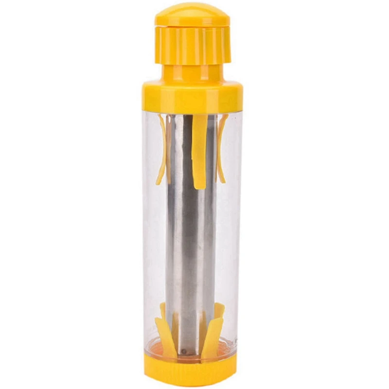 Yellow Deluxe Corn Stripper Luxury Corn Peeler Quickly Remove Kernels From The Cob,No Splatters Or Mess,Dishwasher Safe