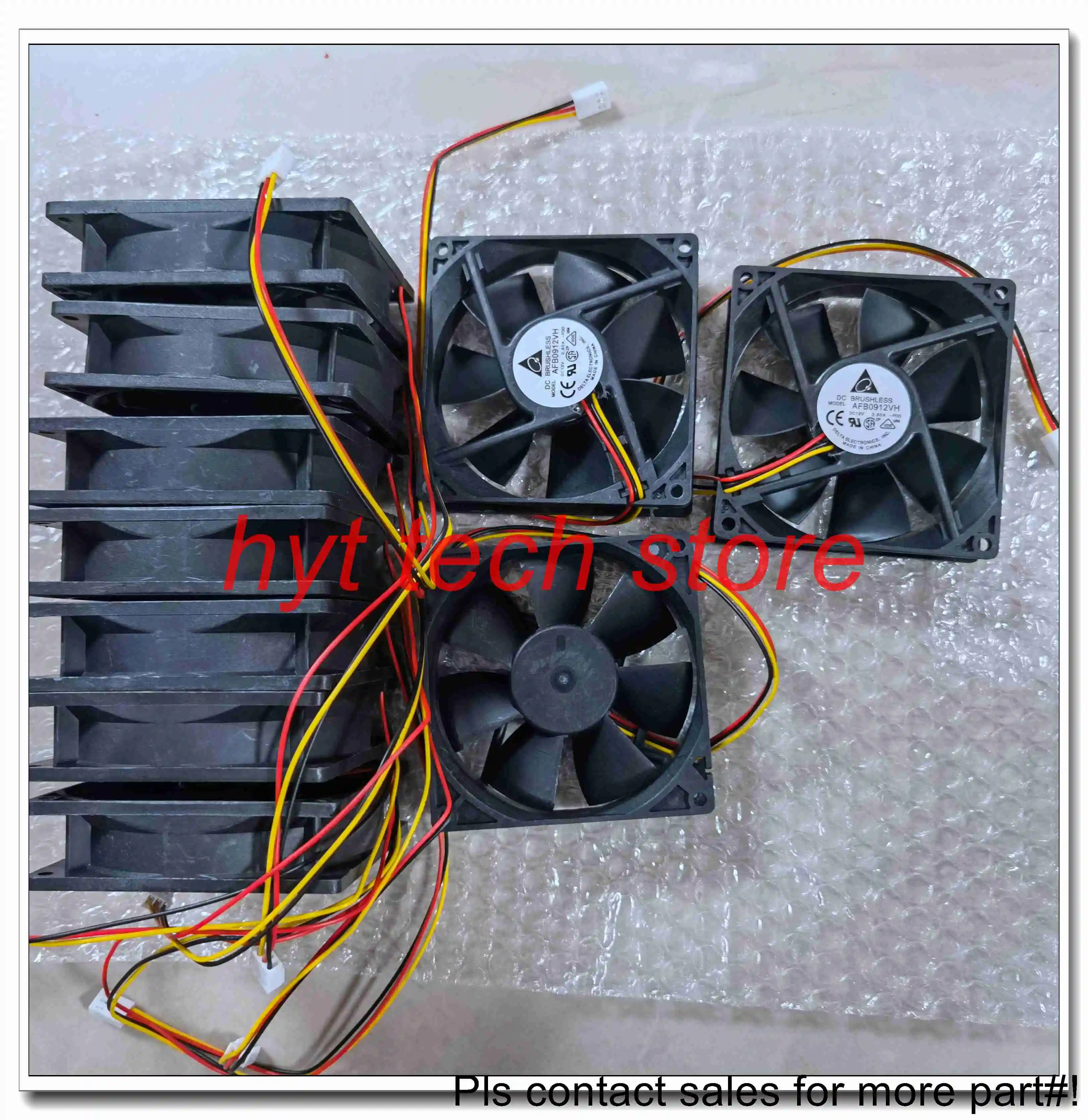 จัดหา AFB0912VH-F00พัดลมขนาด9ซม. 12V 0.6A ของแท้100% ทดสอบก่อนจัดส่ง