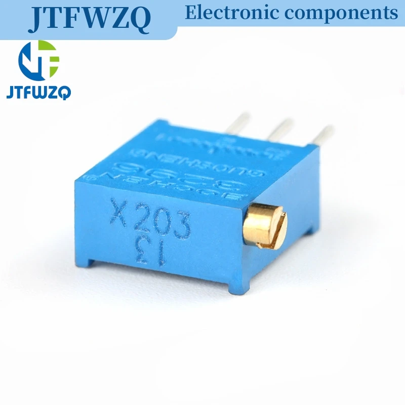 10 Stück 3296 3296X Serie Resistanceohm Trimpot Trimmer Potentiometer 1K 2K 5K 10K 20K 50K 100K 200K 500K 1M Ohm 100R 200R 500R