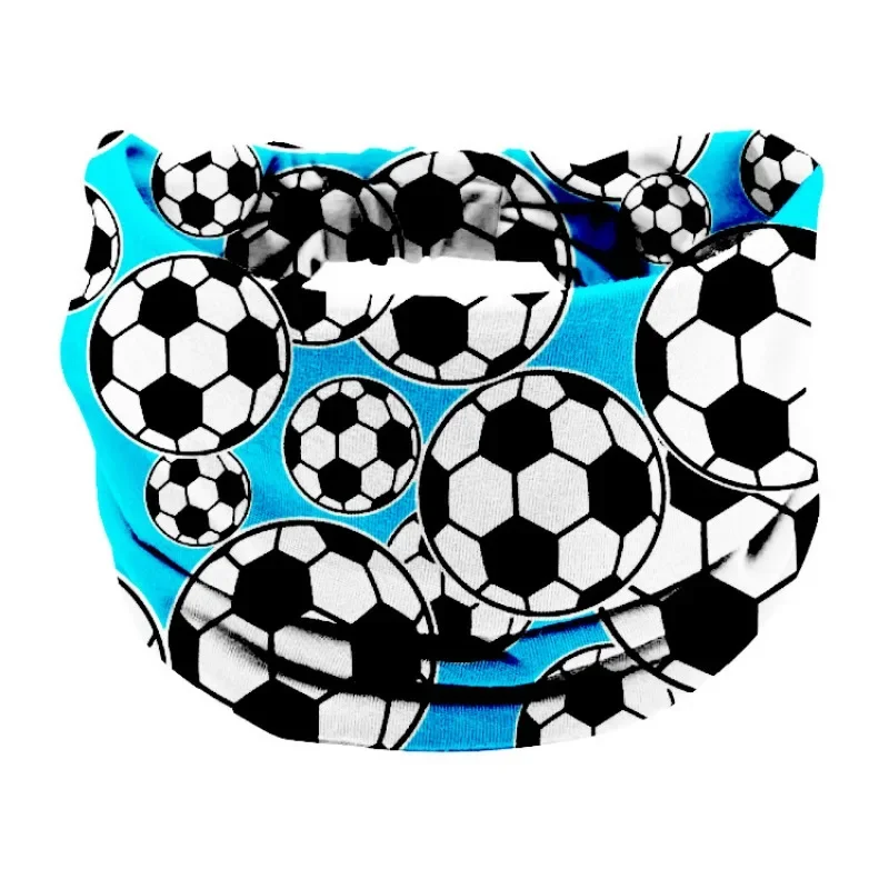 Accessoires pour cheveux de football, bracelet et boucles d\'oreilles, turban, ballon de football, bandes de sauna, bandana, pièce de sauna