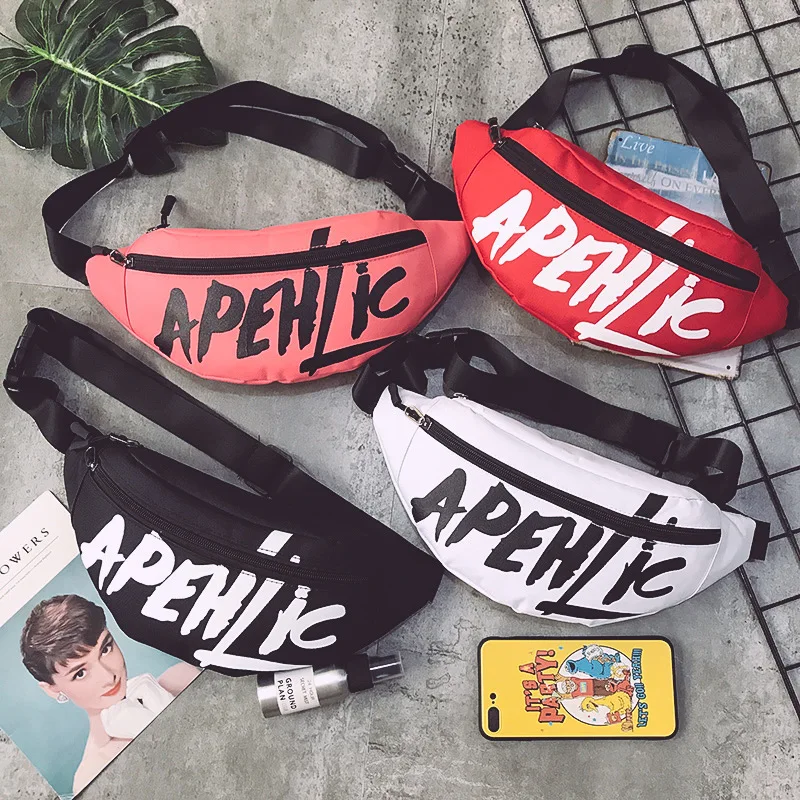 

Women Waist Bag Unisex Chest pack Hip Bags High Capacity Belt Bag Fanny pack Casual Waist Pack Kidney Female Canvas Wallet