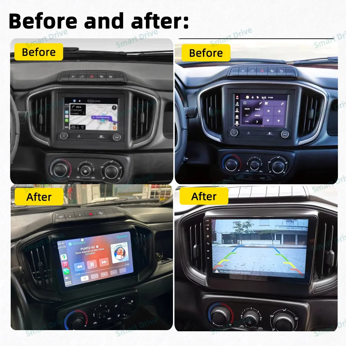 Car Radio For Fiat Strada 2020 - 2022 2 Din Android Car Multimedia Screen Stereo Navigation Carplay Autoradio Head Unit Player