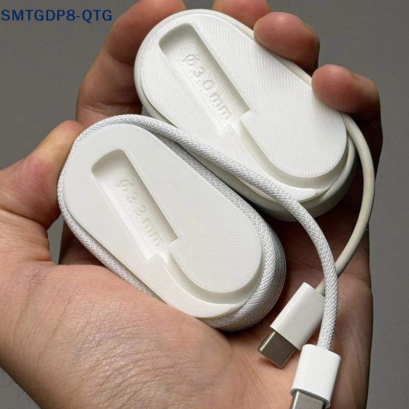 NEW 1Pc Portable Cable Winder Organizer Desktop Cable Organizer Fit For 1m Braided Data Cable Home Office Travel Use