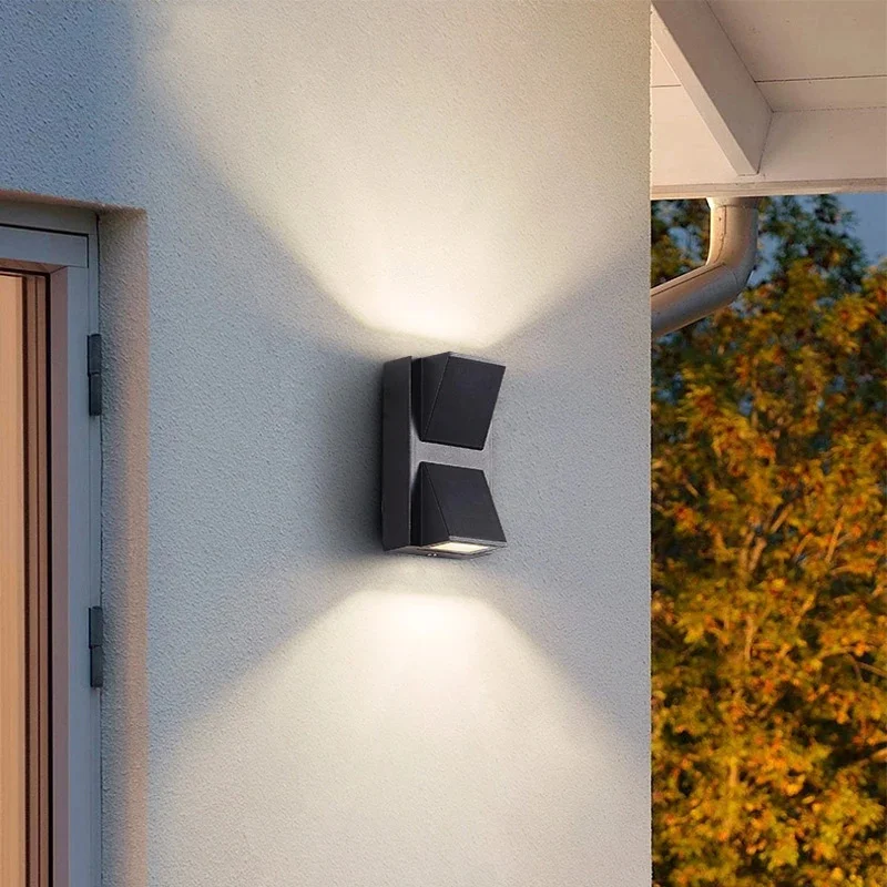 LED Outdoor Lighting Anti Rust Aluminum Up Down IP65 Waterproof Wall Sconce 5W 10W Garden Porch Lamp 110V 220V Sconce Luminaires