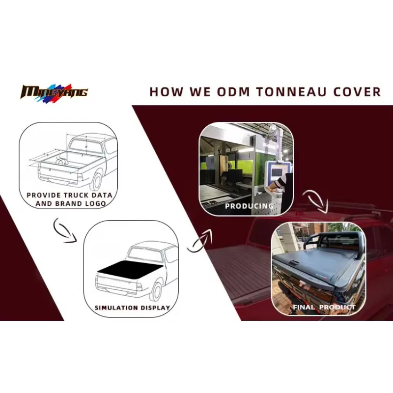 Capa universal para caminhão captador, tampa de rolo manual de liga de alumínio anti-ladrão, tampa tonneau