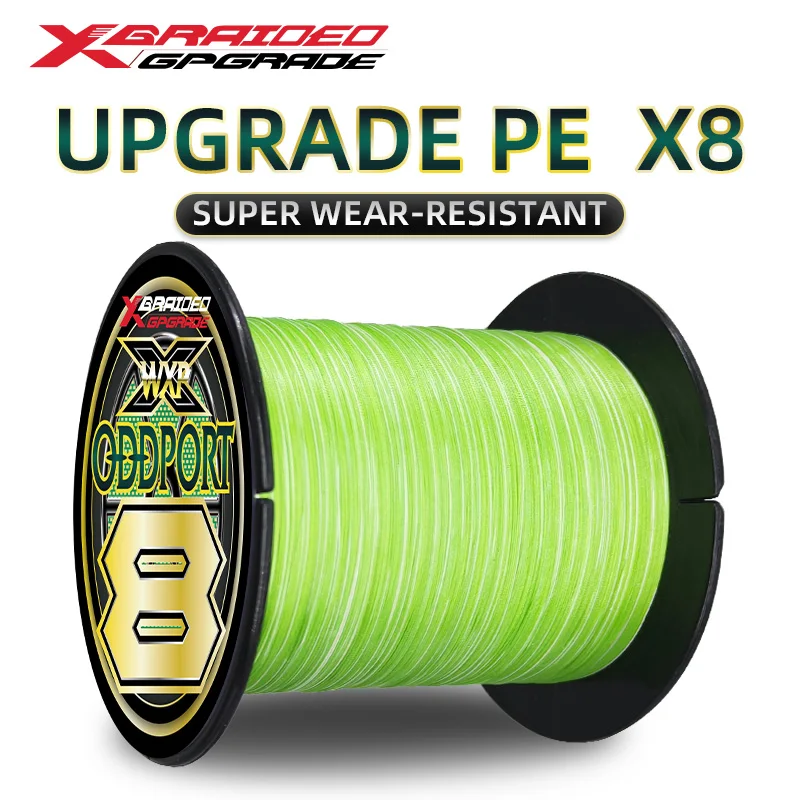 

New X8 ygk g-soul 8 Strands Fishing Line 300/500M Braided PE Fishing Strong Fishing Line Multifilament Durable Fishing Line Tool