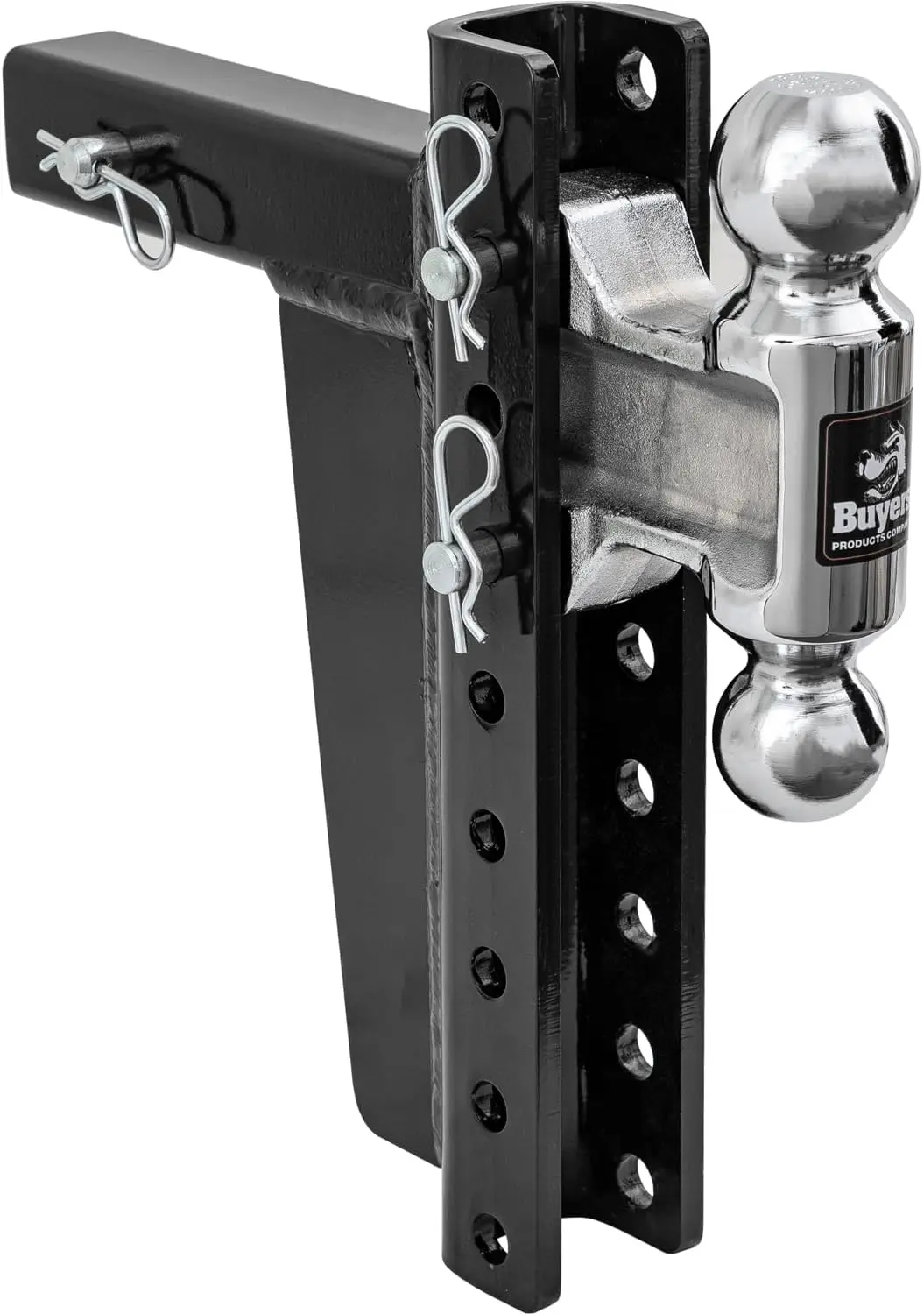 

1802603 Регулируемый двойной шариковый сцепь с буксирными шариками 2 дюйма и 2–5/16 дюймов для 2-дюймовых приемников сцепления, откидной/подъем 10 дюймов, многофункциональный буксировочный сцепной сцепкой