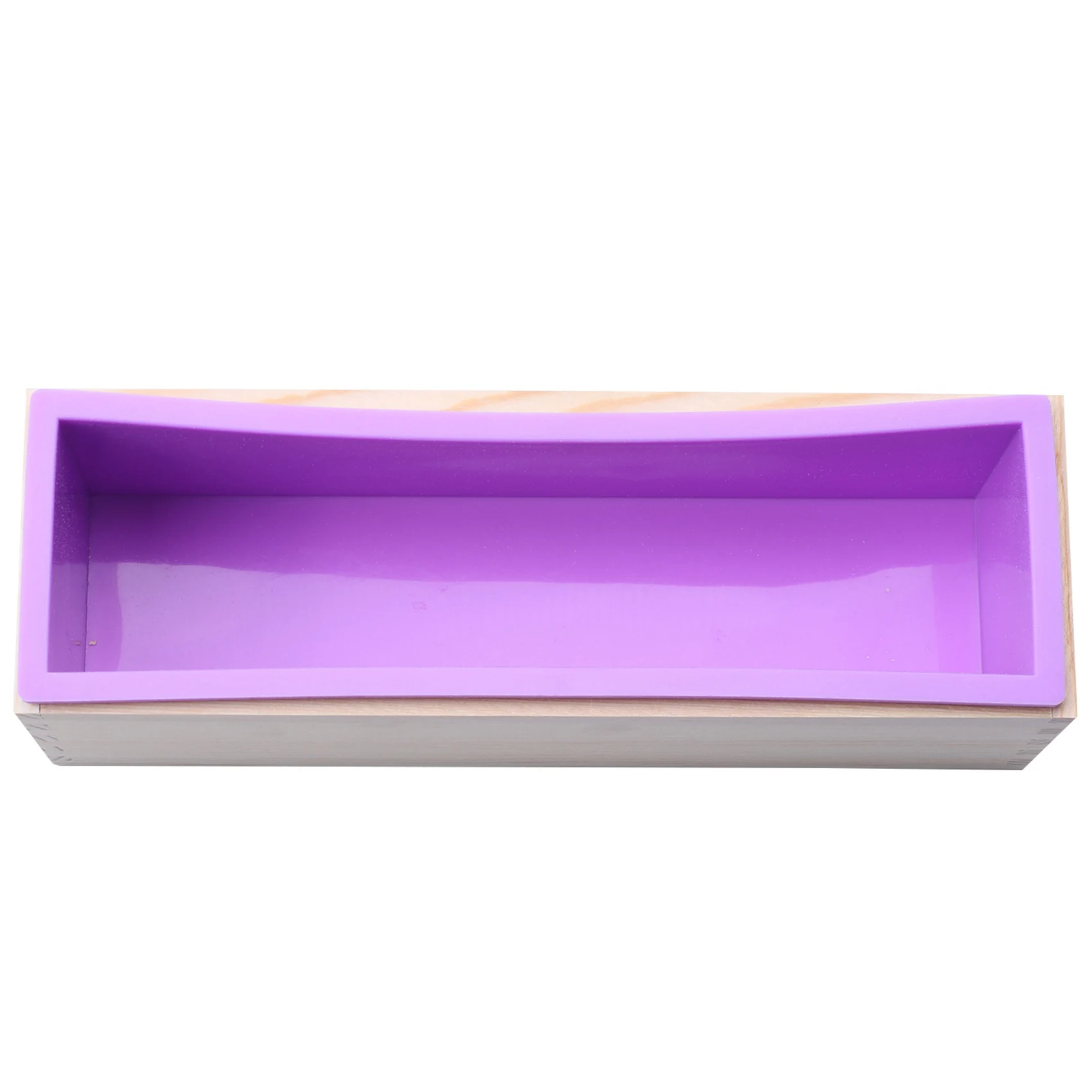 AB13-2X Rectangular Wooden Soap Mold With Silicone Liner Cover Loaf Soap Mold Tool DIY Soap Candle Mold 1200G Mold