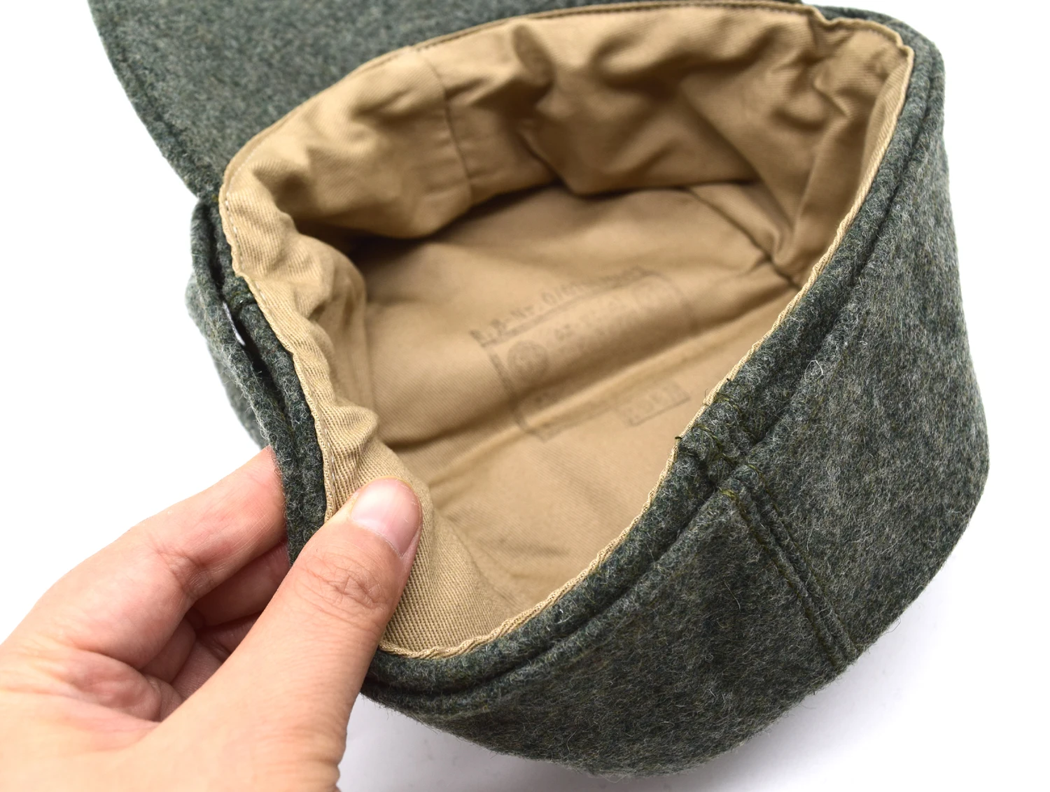 Cosplay  German WH Elite EM M43 Panzer Wool Field Cap Hat Green