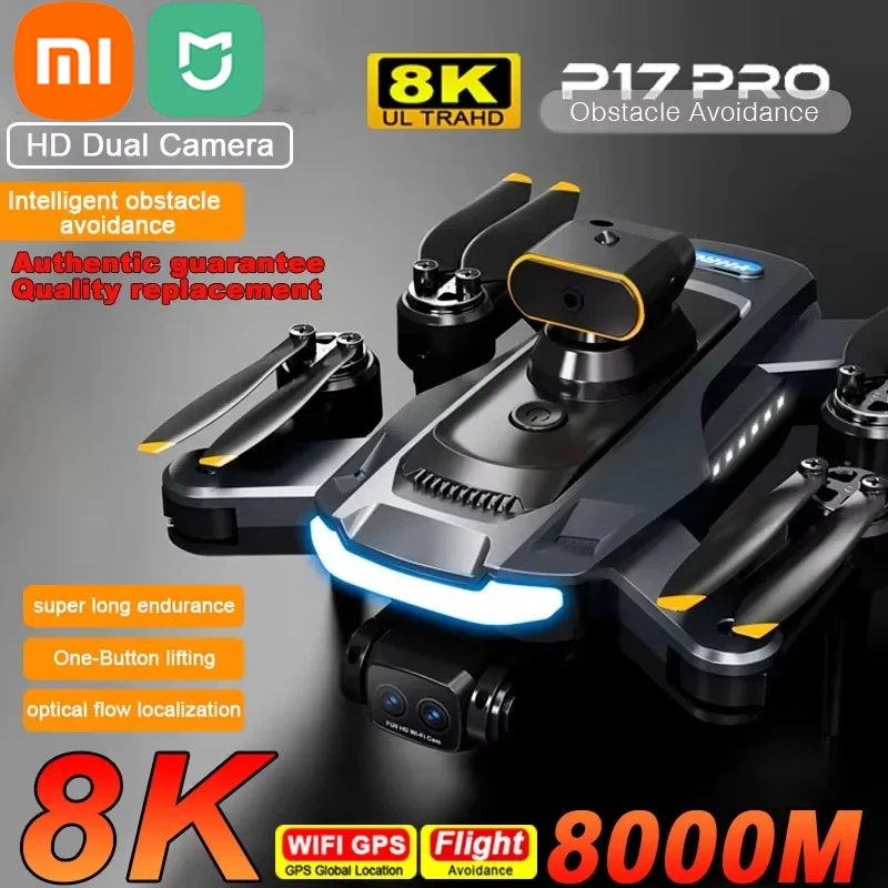 

Xiaomi Mijia P17 Pro Drone 8K 5G GPS Professional HD Aerial Photography Four-Camera Omnidirectional Obstacle Avoidance Drone