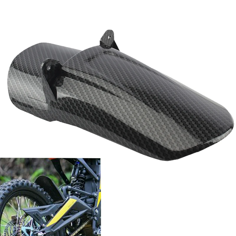 Parafango posteriore per moto per Sur-Ron Surron Light Bee Dust Cover in fibra di carbonio Pit Dirt Bike Motocross elettrico