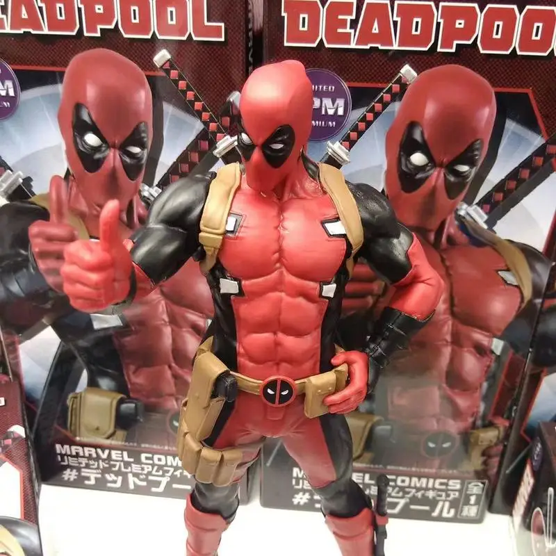 New Marvel Comics The Avengers Deadpool Anime Action Figures Model Figure Toys Collectible Gift For Toys Hobbies Childre