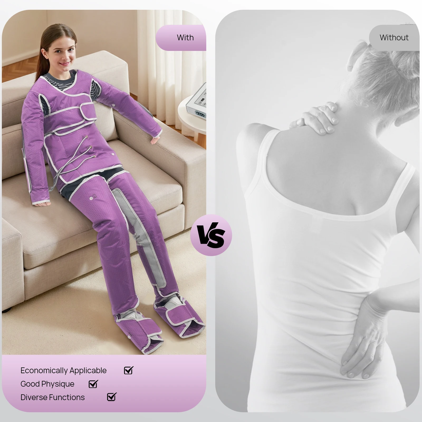 

ABS 400 Вт массажер многофункциональный аппарат для массажа тела 7 уровней надувной массажный аппарат отрицательного давления термостойкий