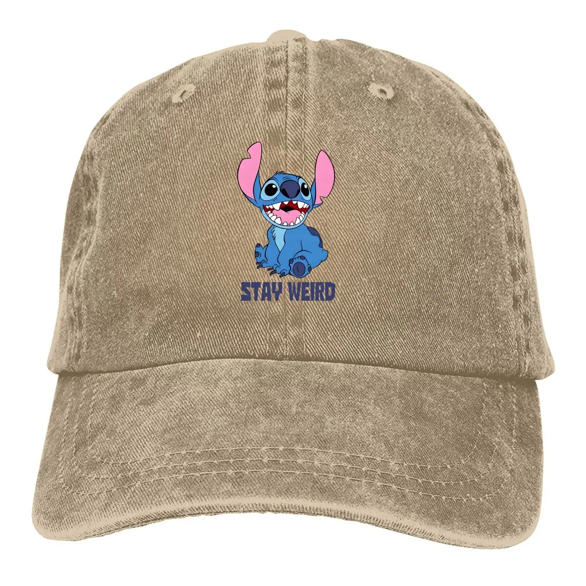 Stay Weird Lilo-Stitches Anime Multicolor Hat Peaked Women's Cap Personalized Visor Protection Hats