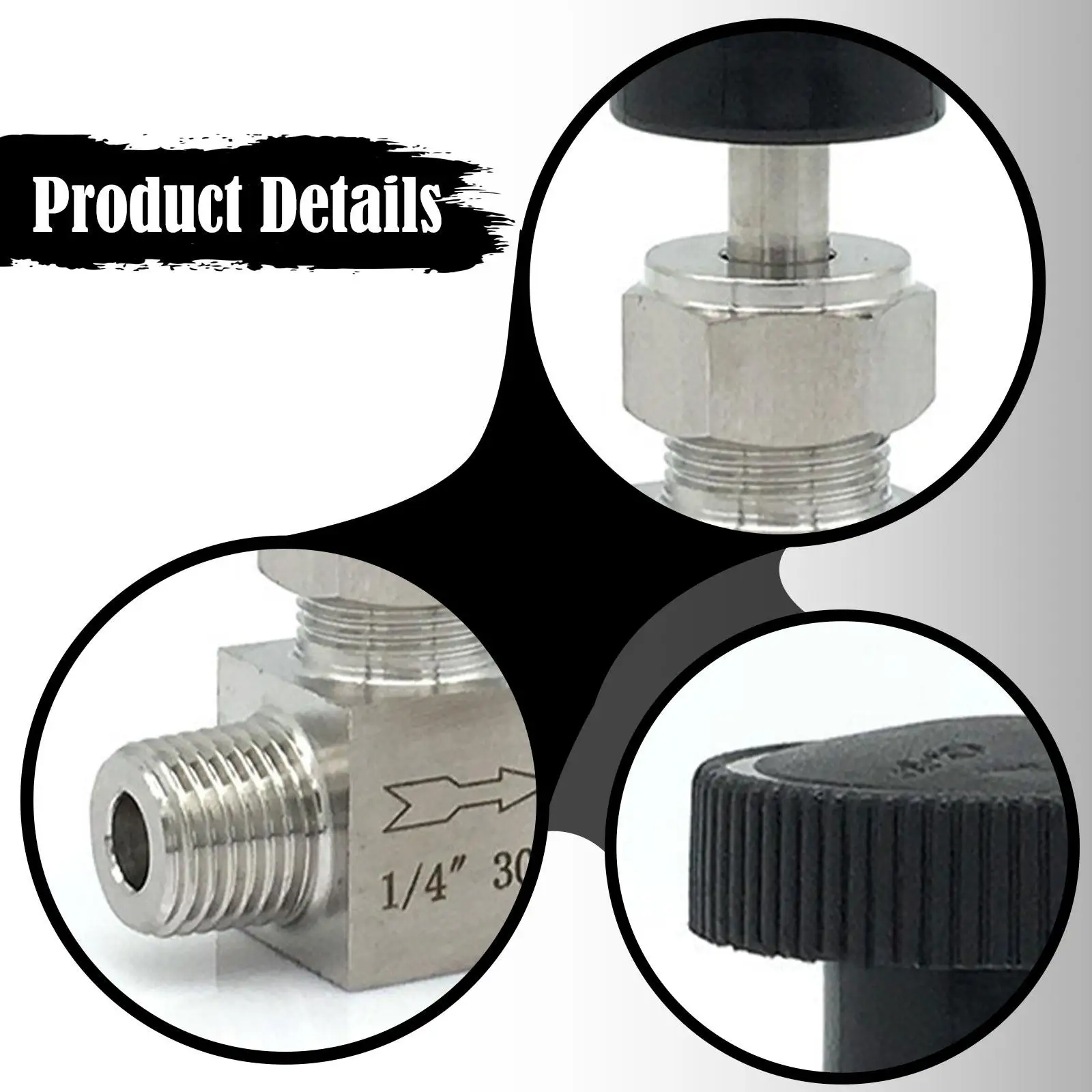 

High Pressure Stainless Steel Straight Needle Valve Leakproof Regulating Valve Pipe Fitting for Mechanical Systems