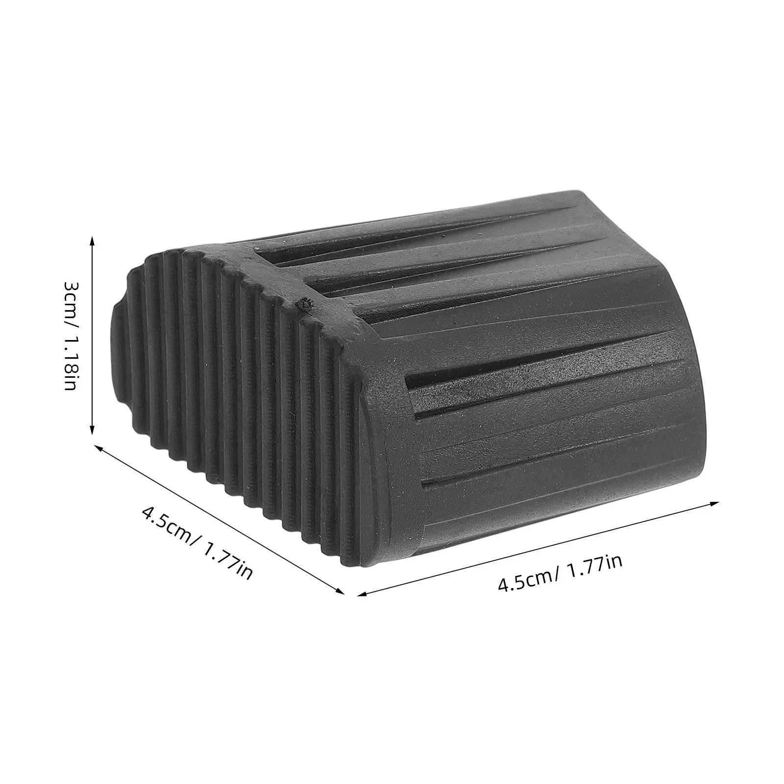4Pcs Ladder Foot Covers Rubber Non-Slip Ladder Feet Protectors for Home Workshop Construction Floor Protection Skid Resistance