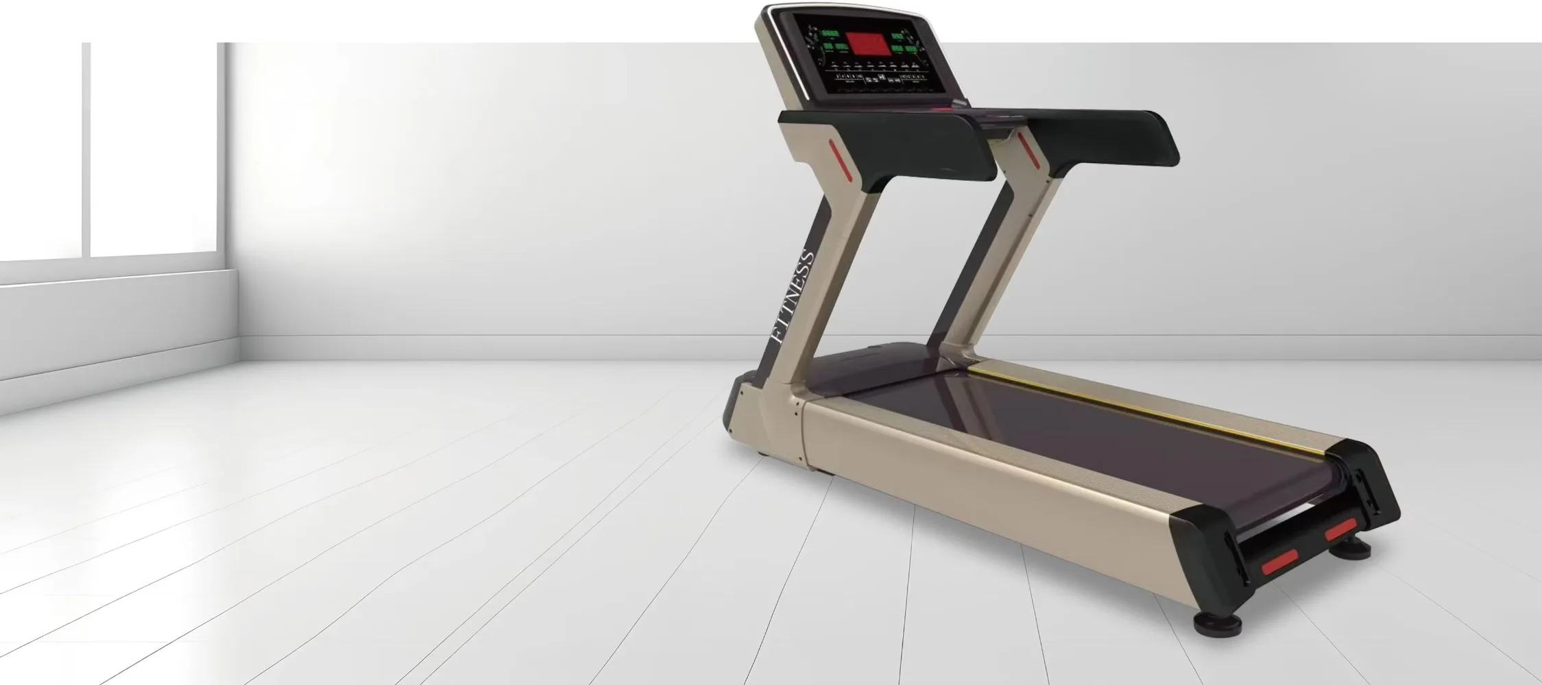 Manufacturer's Gym Fitness Cardio Equipment Electric Treadmill Machine with Led Screen & Mechanical Steel-Promotional Offer