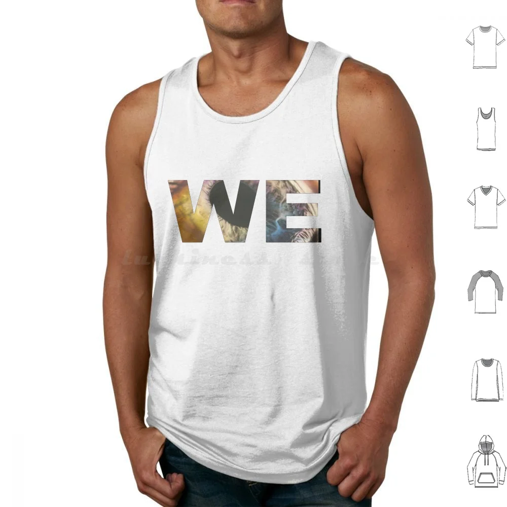 We-Eye تانك القمم سترة بلا أكمام ممر النار نحن فوز بتلر الضواحي عاكس جنازة النيون الكتاب المقدس ريجين كندا مونتريال #1