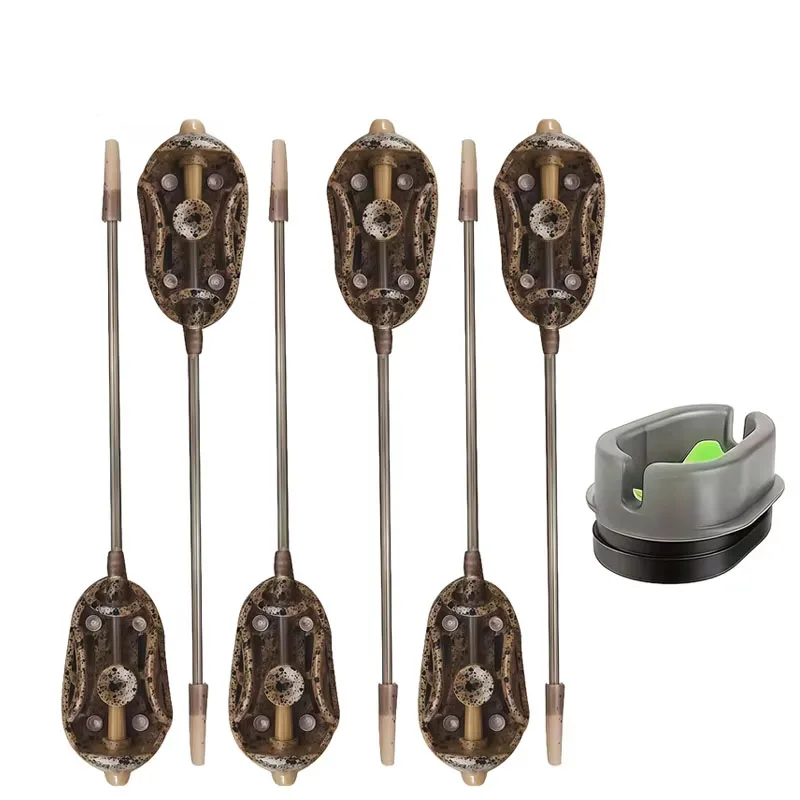 مغذيات سمك الشبوط سريعة التغيير: 5 أوزان مضادة للتشابك (20 جرام، 30 جرام، 40 جرام، 50 جرام، 60 جرام) لصيد الأسماك طويل المدى