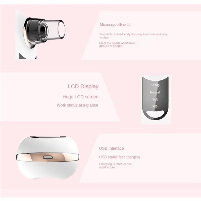 Mee-eter verwijderaar Vacuüm Draagbare molverwijderingsmachine Poriereiniger Voorhuidverzorging