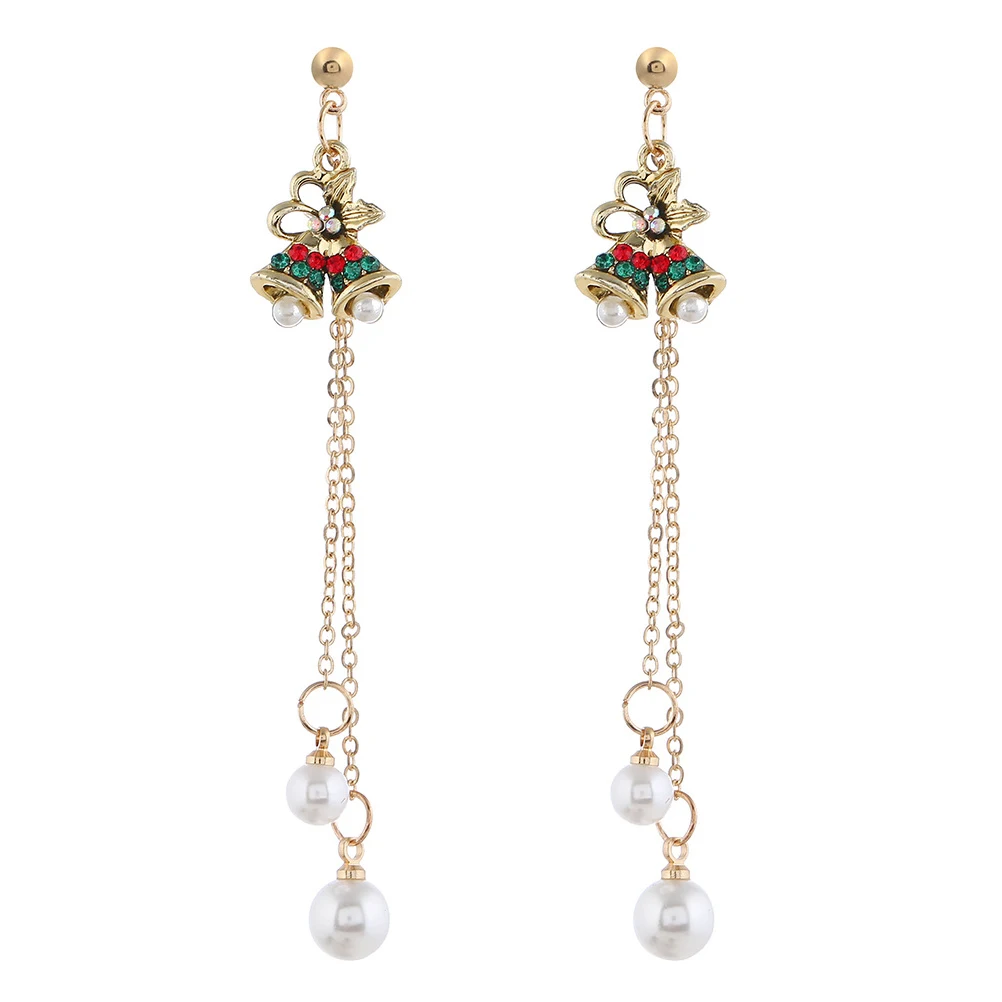 

3 Pair Ladies Gifts Christmas Earrings Party Accessories Women Miss