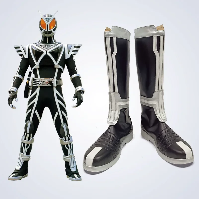 

Аниме Косплей Kamen Rider Delta Обувь Сапоги Хэллоуин Костюм Аксессуары На Заказ